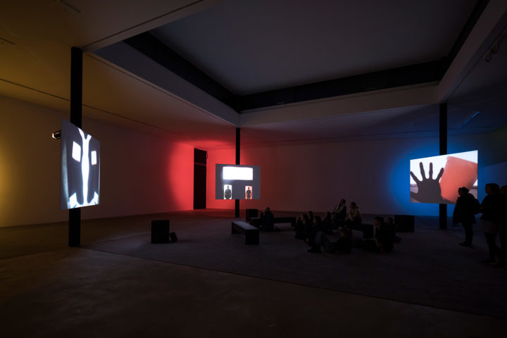 Ericka Beckman, “Super-8 Trilogy (1978-81),” installation view