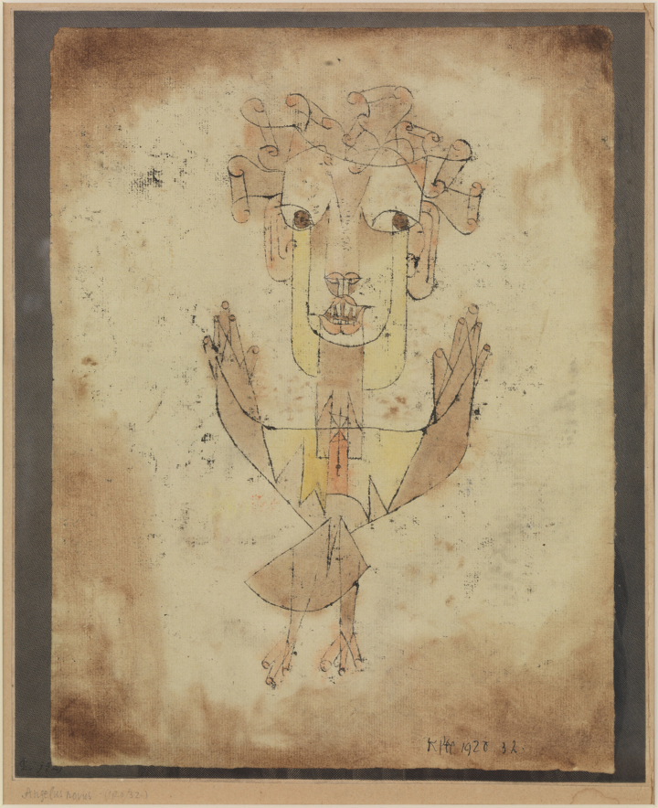 Paul Klee, Swiss, 1879 -1940 Angelus Novus, 1920, The Israel Museum, Jerusalem