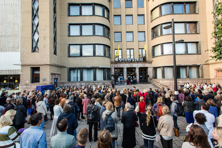 Opening of Kaunas Biennial in 2015